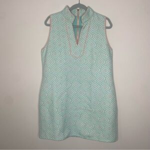 Sail To Sable Jacquard Shift Dress in XL